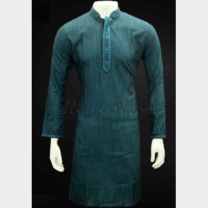 Men’s Panjabi with beautiful color in soft cotton fabric with Pajama